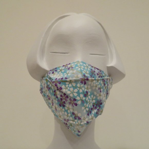 Women Cotton Face Mask Filter Triple Layer Reusable Washable Adjustable No Wire - Picture 1 of 2